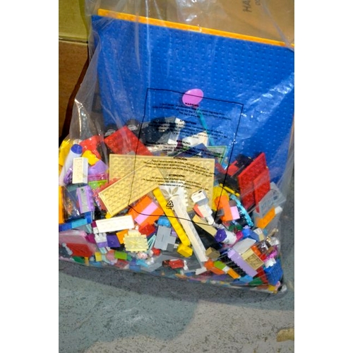 908 - Clear Bag Of Lego