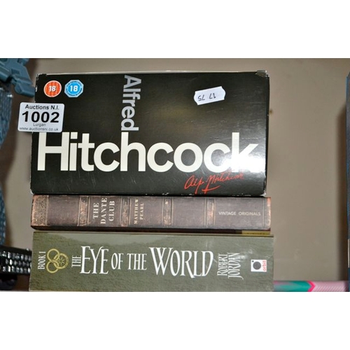 1002 - Box Set Of Alfred Hitchcock DVDS + 2 x Books