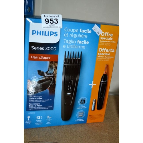 953 - Philips Series 3000 Hair Clipper