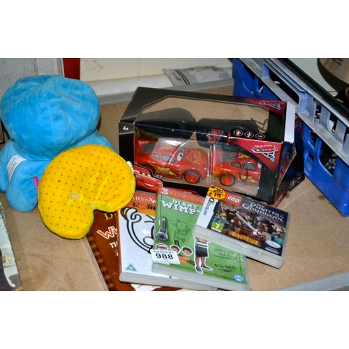 988 - Toy Lot Incl RC Car