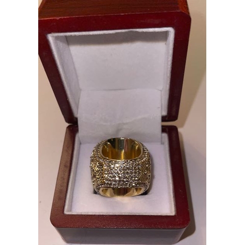 220 - 2020 Lakers James Championship Ring - Fan Souvenir in Wooden Box