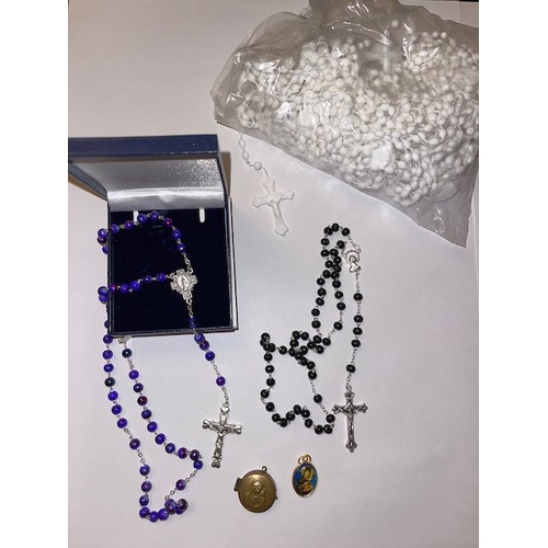 241 - Collection of Rosary Beads & Pendants