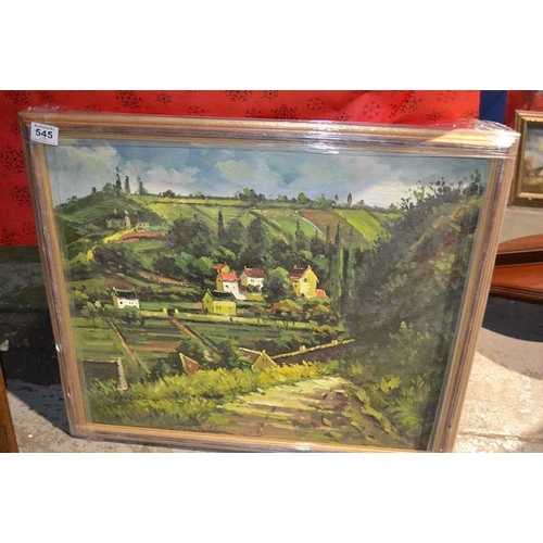 545 - Framed Kessler Oil