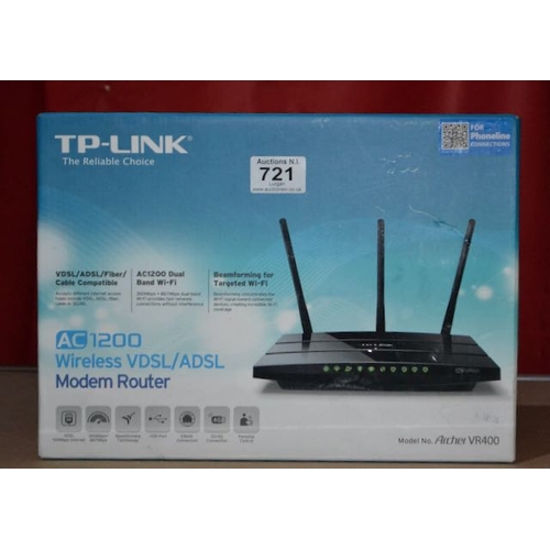 721 - TP-Link Wireless Modem Router