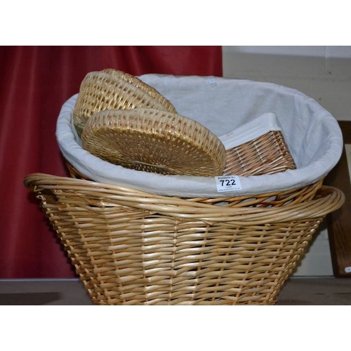 722 - Collection of Baskets