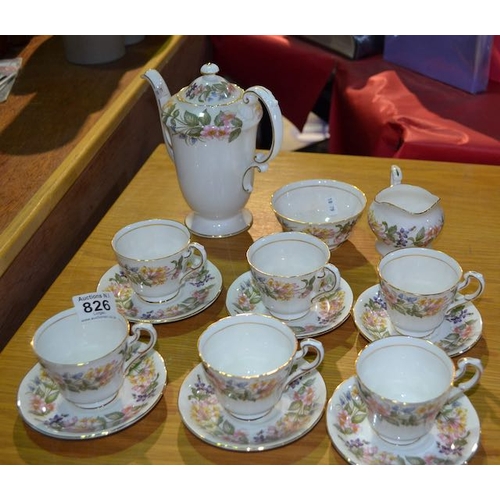 826 - Paragon Country Lane 15 Piece Teaset