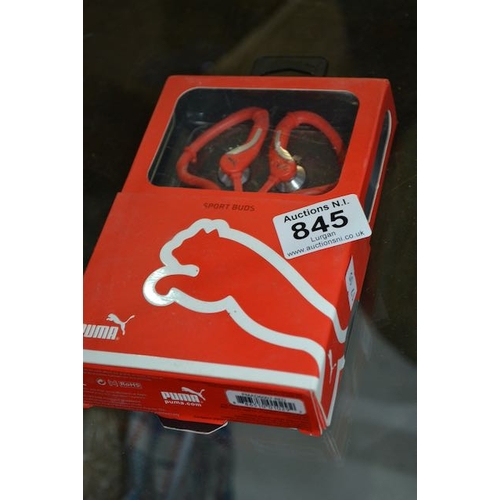 845 - Puma Earphones