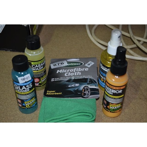 876 - 5 Pc Car Cleaning Kit