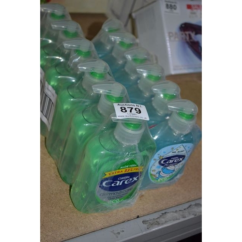 879 - 2 x 6pk Carex Anti Bac Handsoap