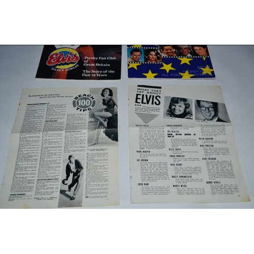 1198 - Elvis Silver Jubilee Special Issue, 2x Magazine Clipping, Hollywood Map & Guide to the Fabulous Home... 