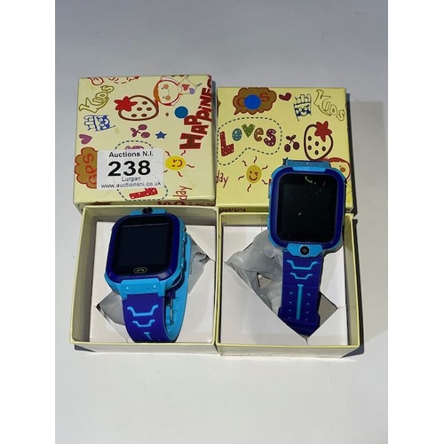 238 - Kids Smart Watch x2