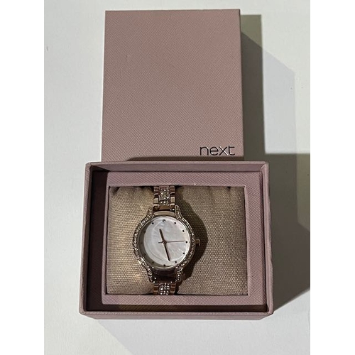 310 - Rose Gold Colour Ladies Dress Watch - RRP £36