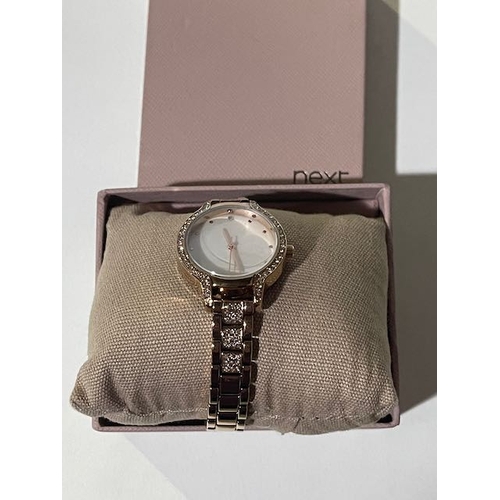 310 - Rose Gold Colour Ladies Dress Watch - RRP £36