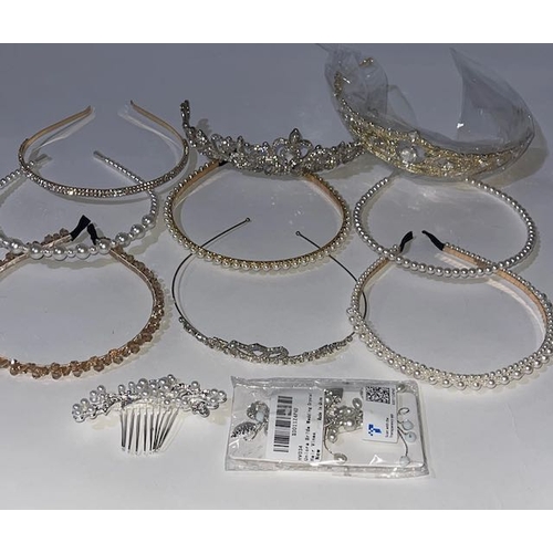 330 - Collection Of Tiaras, Hairbands And Clips