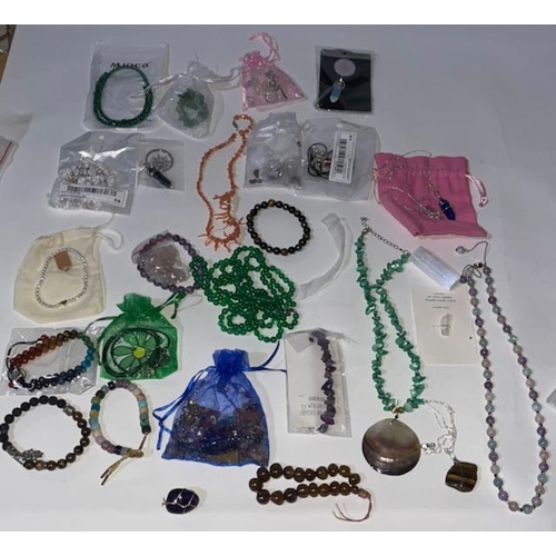 336 - Collection Of Colourful Stone Jewellery And Gem Stones