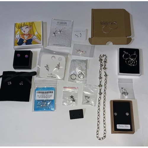 295 - Collection Of Earrings Incl Silver + 2 x Necklaces