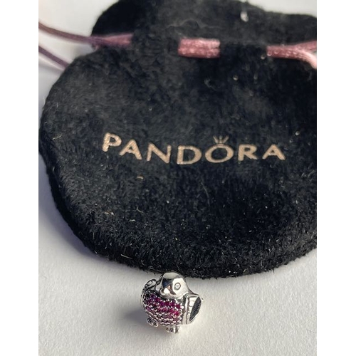 355 - Pandora Lovebird Charm