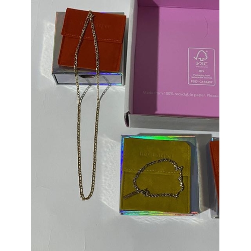 361 - Hey Harper Boxed Silver & Gold Coloured Jewellery Piece x 4 RRP £120 Approx