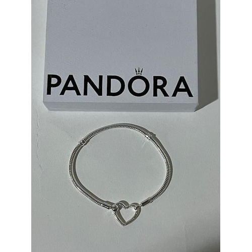 387 - Pandora Heart Clasp Bracelet