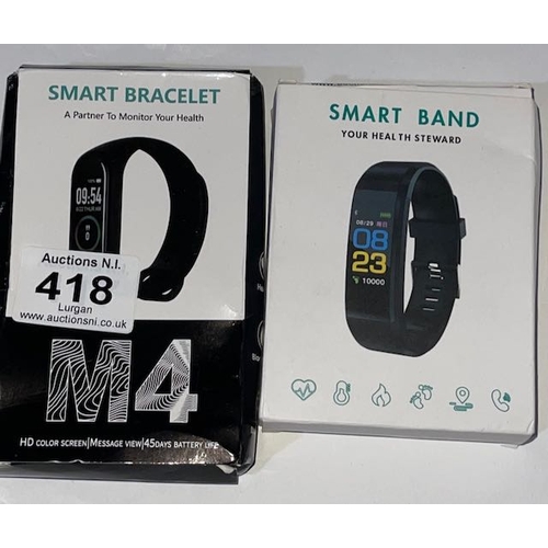 418 - Smart Band x 2