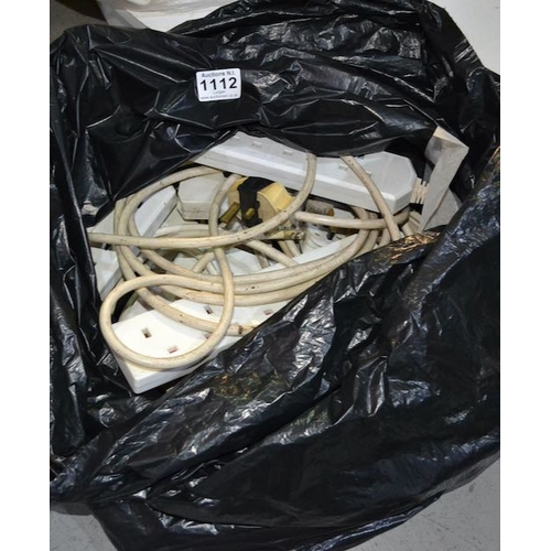 1112 - Bag of Extension Leads