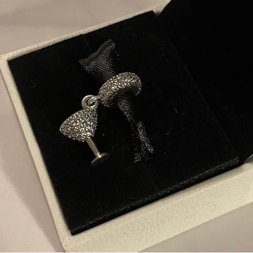4169 - Pandora Night Out Cocktail Glass Dangle Charm