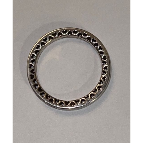 4205 - Pandora Blue Radiant Hearts Band