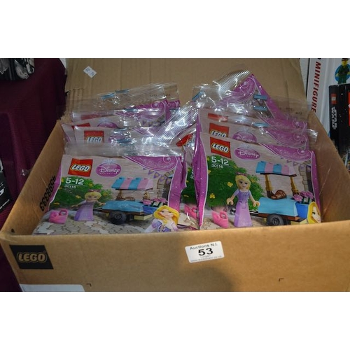 53 - Quantity Of Lego Mini Figures - Bagged