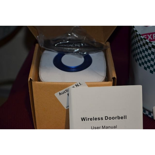 57 - Physen Wireless Doorbell + Cast Jack Daniels Sign