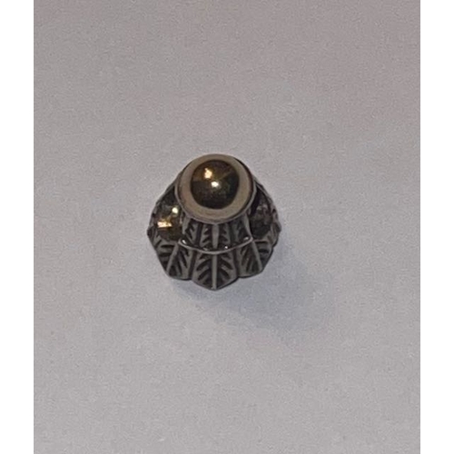 4417 - Pandora Badminton Biride Shuttlecock Charm - Silver & 14ct Gold