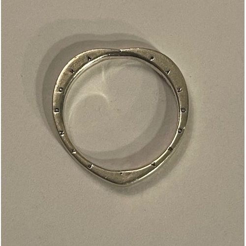 4458 - Pandora Logo Heart Ring