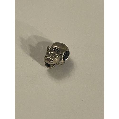 4462 - Pandora Hippo Charm - Retired