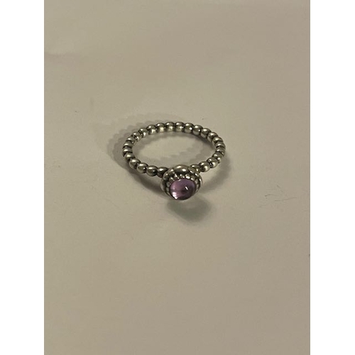 4467 - Pandora Amethyst February Birthstone Ring