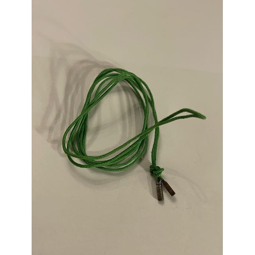 4469 - Pandora Green Cord Lariat Necklace