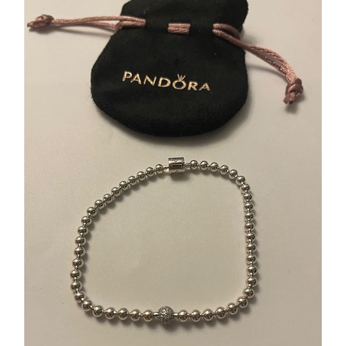 4371 - Pandora Beads & Pavé Bracelet