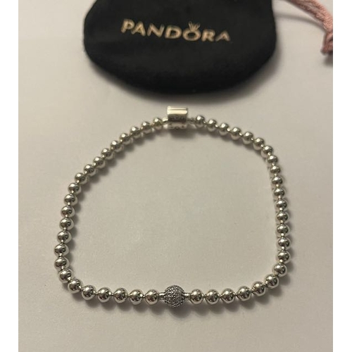 4371 - Pandora Beads & Pavé Bracelet