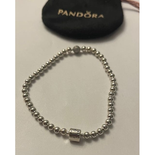 4371 - Pandora Beads & Pavé Bracelet