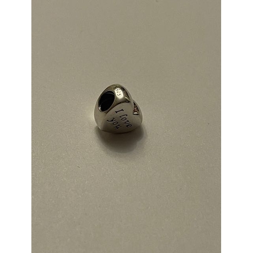 4384 - Pandora I Love You Heart Charm