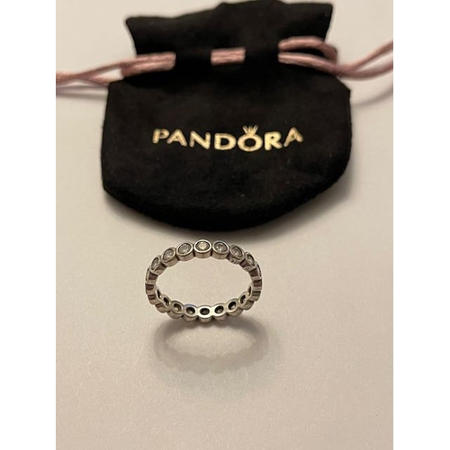 4406 - Pandora Clear Stone Eternity Band