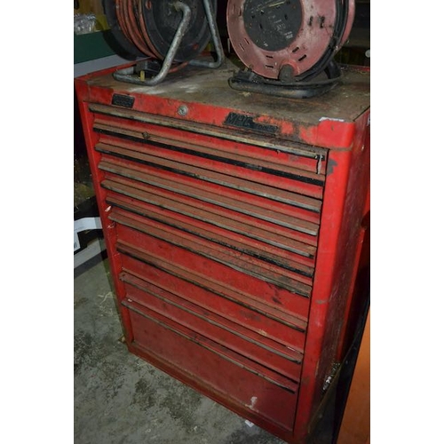 323 - Red Tool Chest With Contents