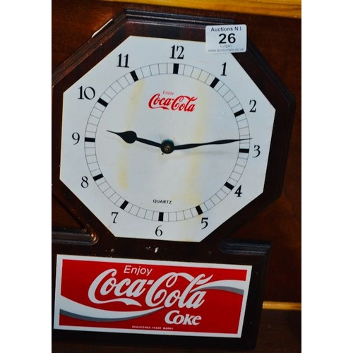 26 - Coca Cola Clock