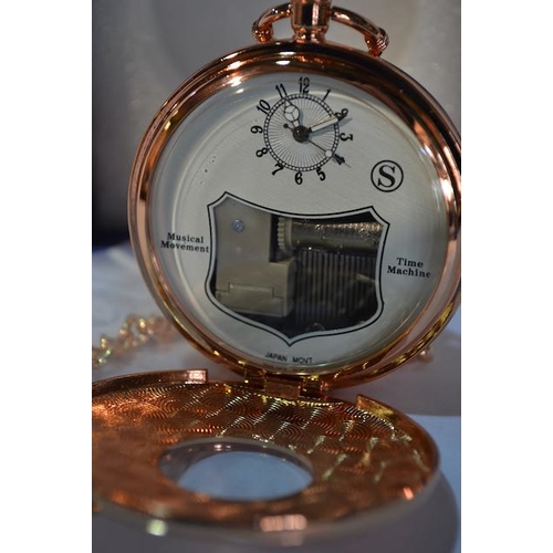 85 - Musical Pocket Watch on Chain