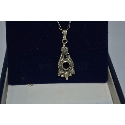 97 - Ornate Silver Necklace