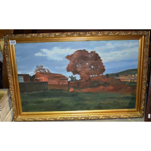 539 - Gilt Framed John Price Oil Painting