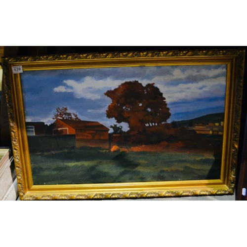 539 - Gilt Framed John Price Oil Painting