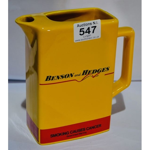 547 - Wade Benson & Hedges Jug