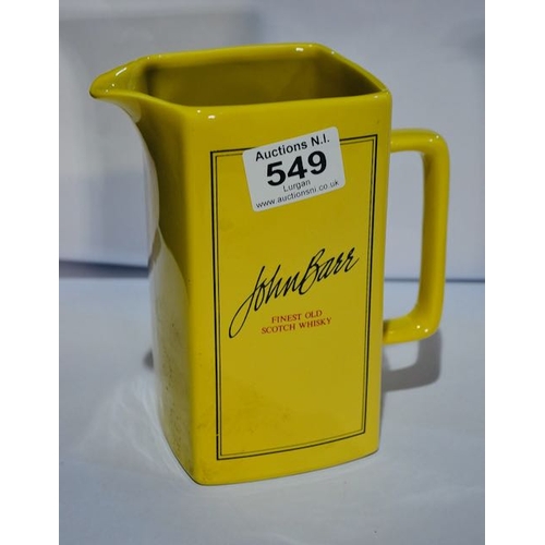 549 - Wade John Barr Scotch Whisky Jug