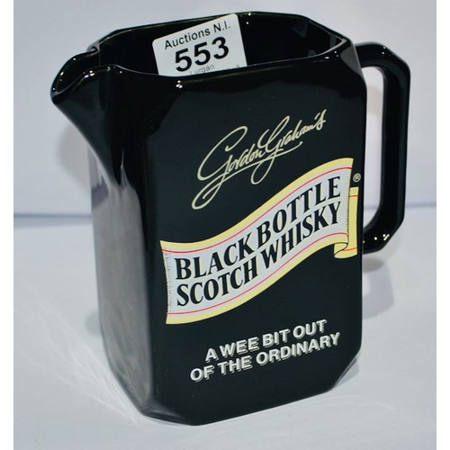 553 - Wade Gordon Graham's Black Bottle Scotch Whisky Jug