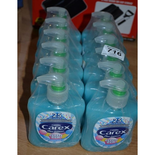 716 - 2 x 6pk Carex Anti Bac Hand Soap