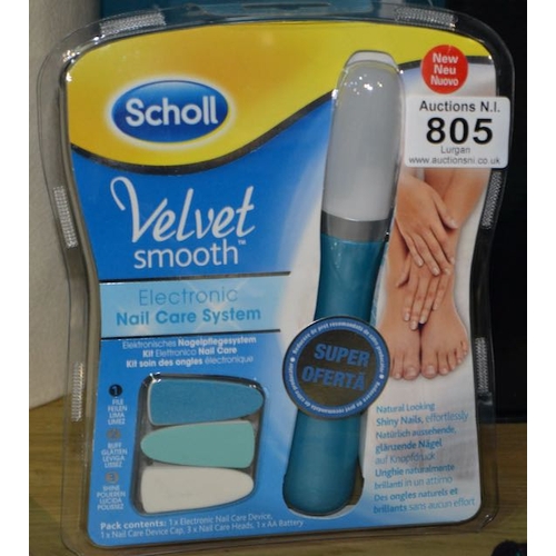 805 - Scholl Velvet Smooth Nail care System